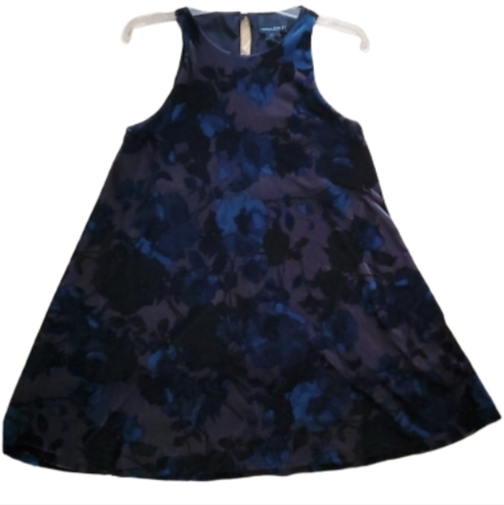 Cynthia Rowley Womans Velvet Velour Sleeveless Swing Cocktail Dress Size Small